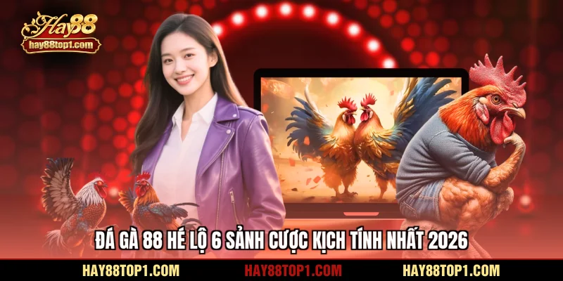 Đá gà 88 hé lộ 6 sảnh cược kịch tính nhất 2026